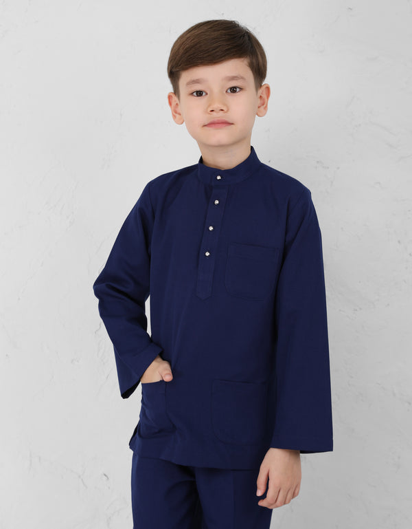 KIDS BAJU MELAYU AFWA (NAVY BLUE)
